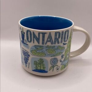 Starbucks Coffee Mug Cup ONTARIO Been There Series Across The Globe Collection